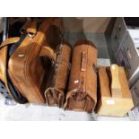 Wood shoe shine box,