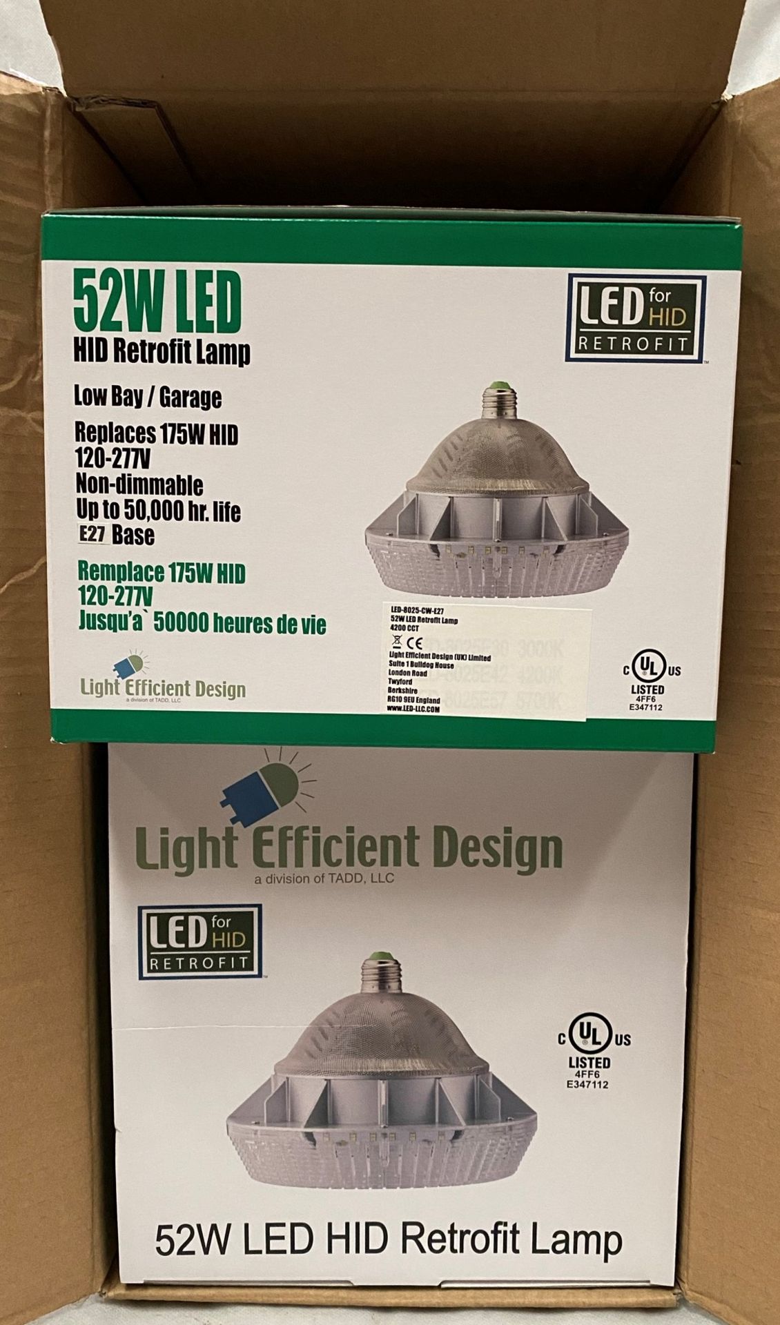 4 x Light Efficient Design LED-8025-CW-E