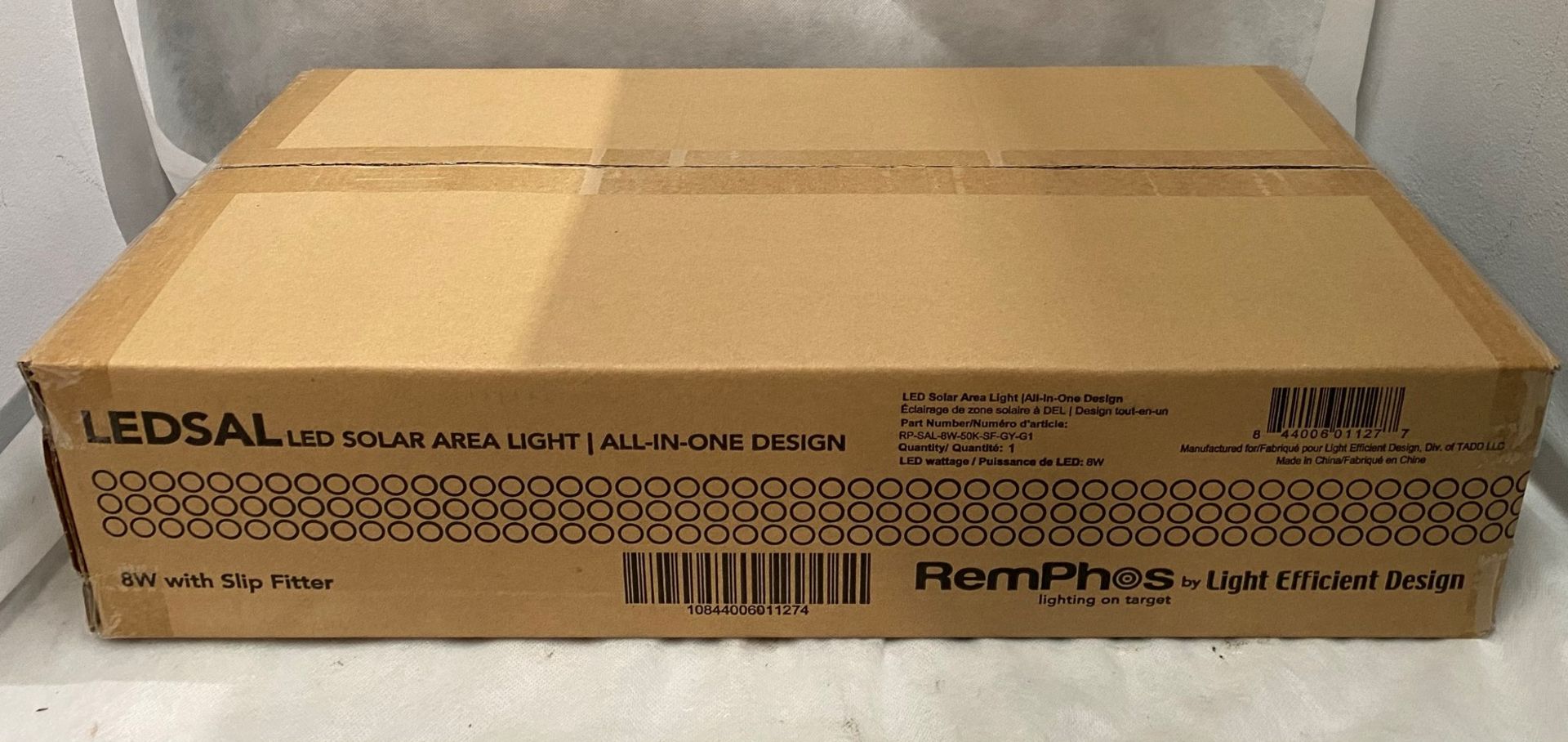 A RemPhos by Light Efficient Design LEDSAL LED Solar Area Light (All-In-One Design) - Image 3 of 6