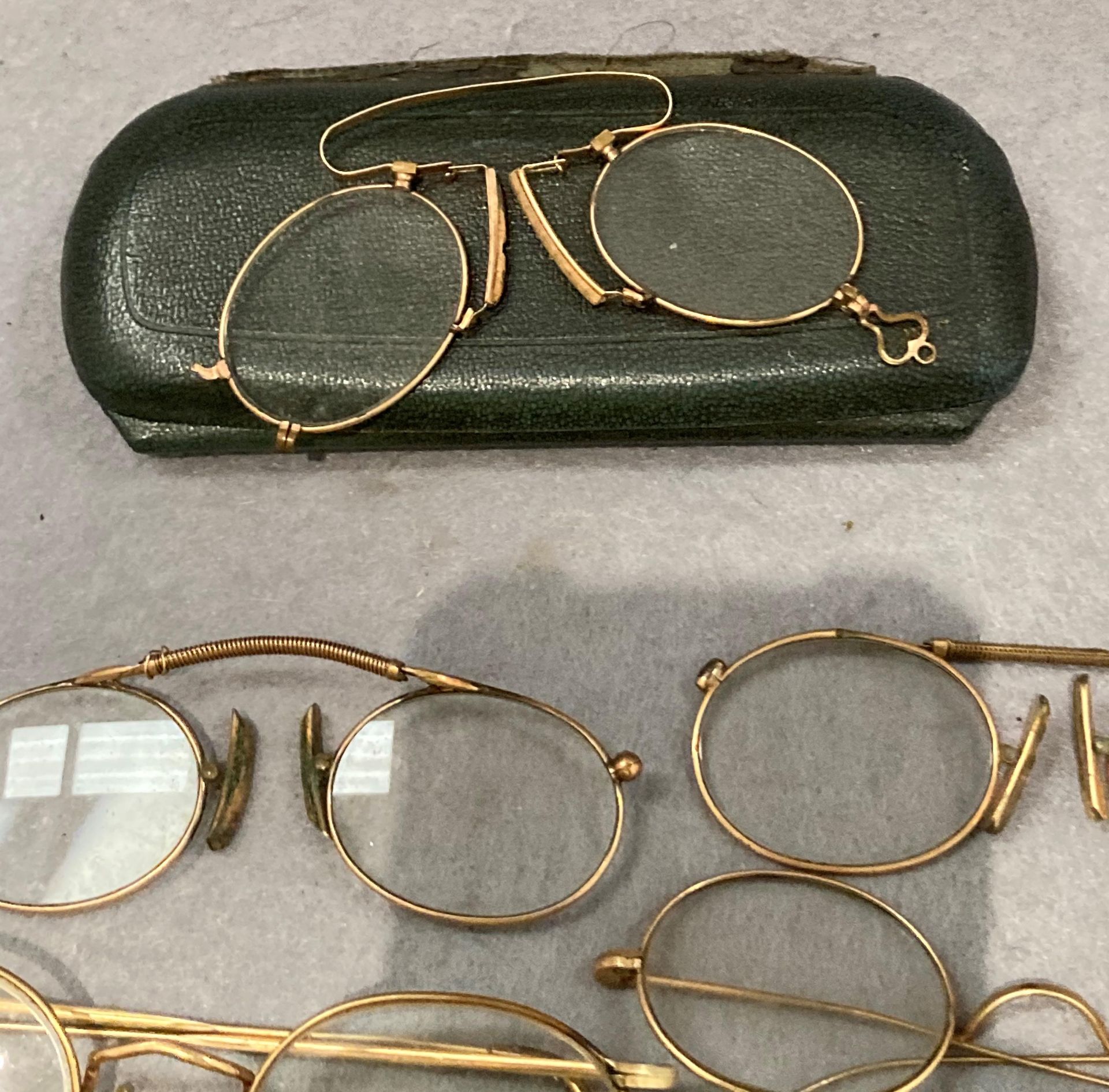 Contents to box - ten assorted pairs of pince nez glasses - Image 4 of 5