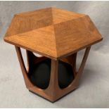 A G-Plan teak octagonal side table 40cm