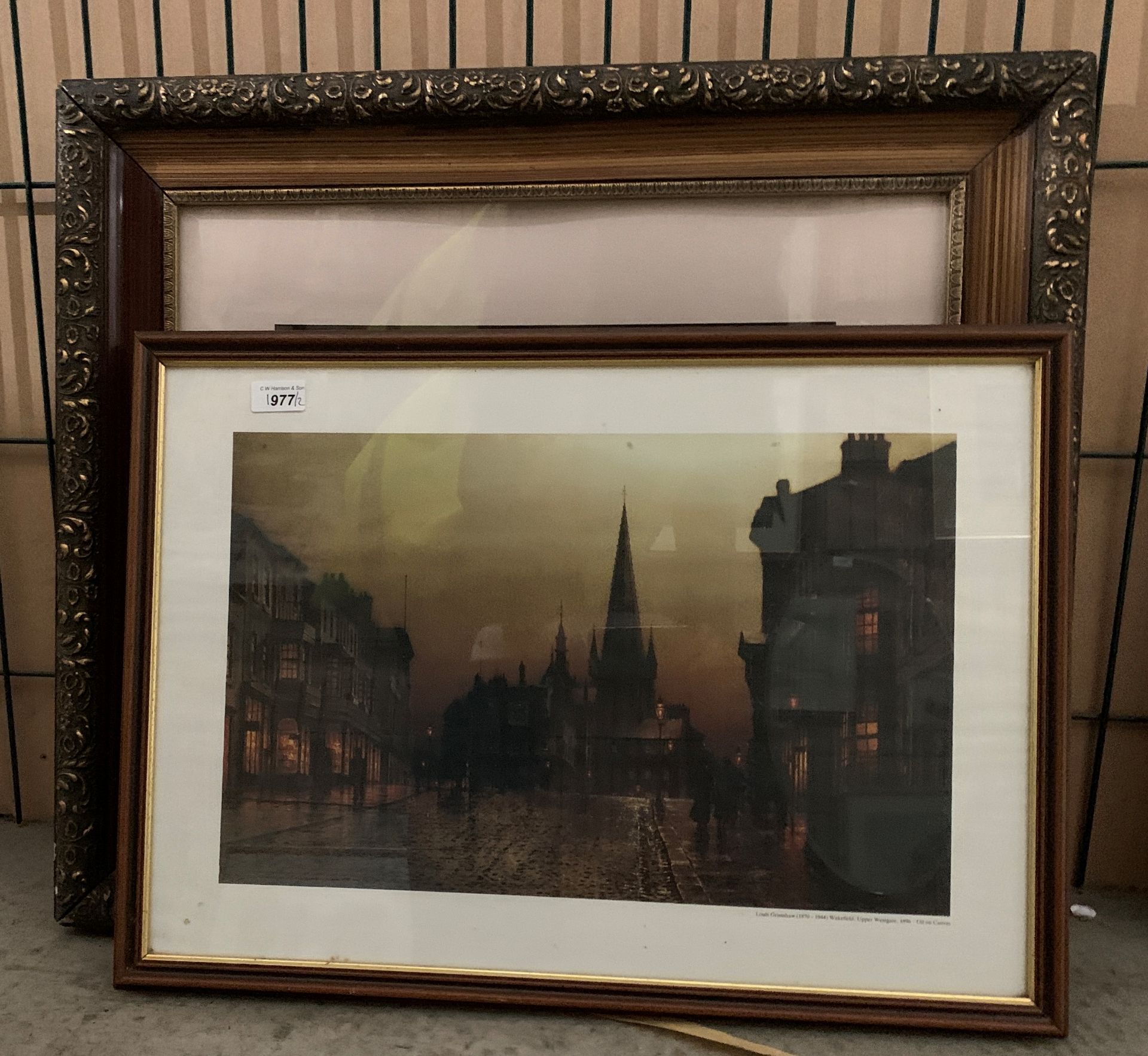 Louis Grimshaw framed print 'Wakefield,