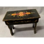 A barge painted stool