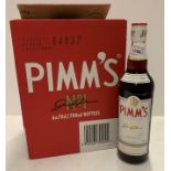 Six 70cl bottles of Pimms No.