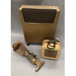 Three vintage items - a Ducal portable heater - 240v,