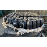 Contents to pallet - an extremely large quantity of black plastic plant pots (approximately 7000) -