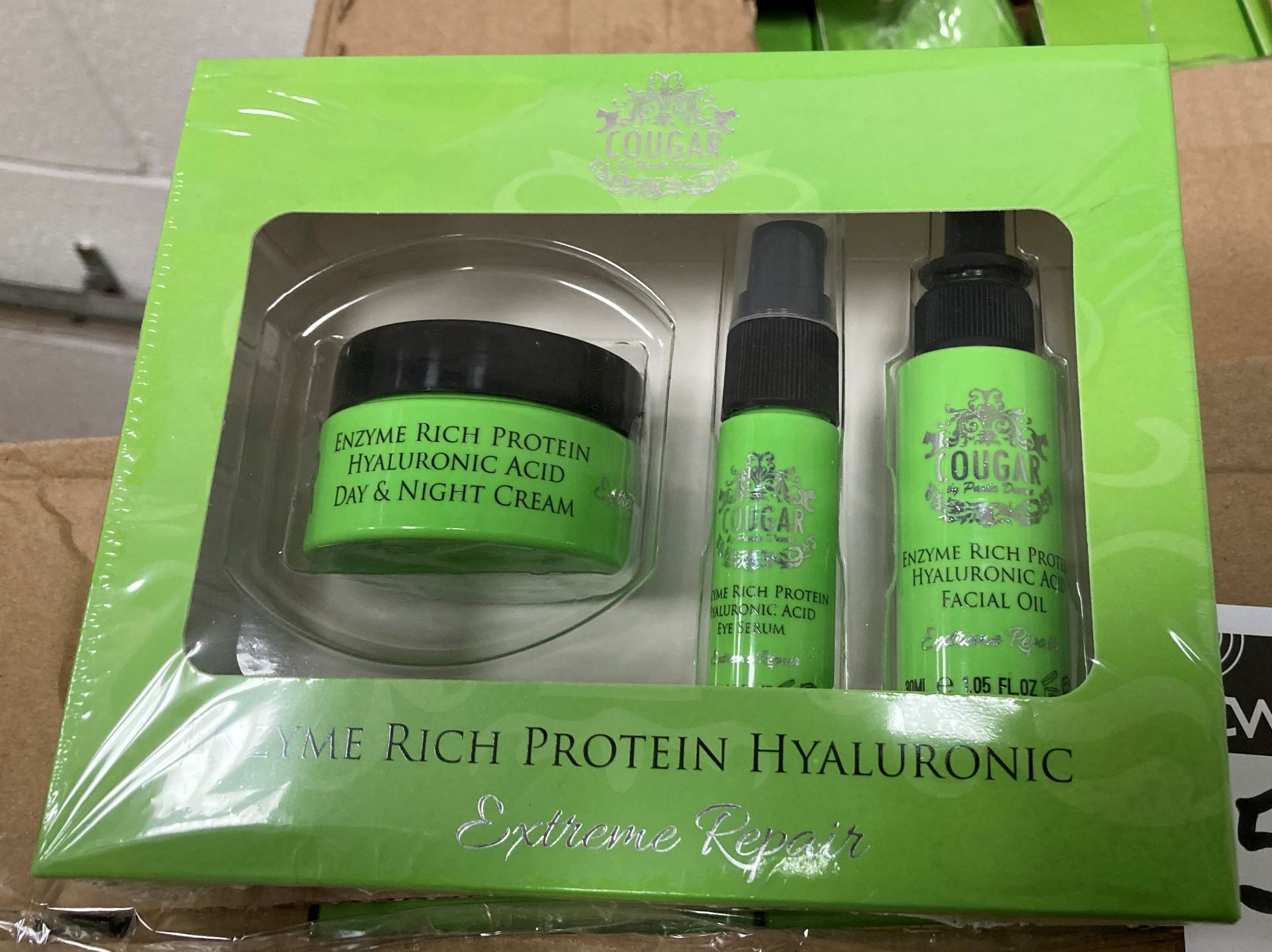 1 x box of Cougar Enzyme Rich Protein trio set (6 units per box)