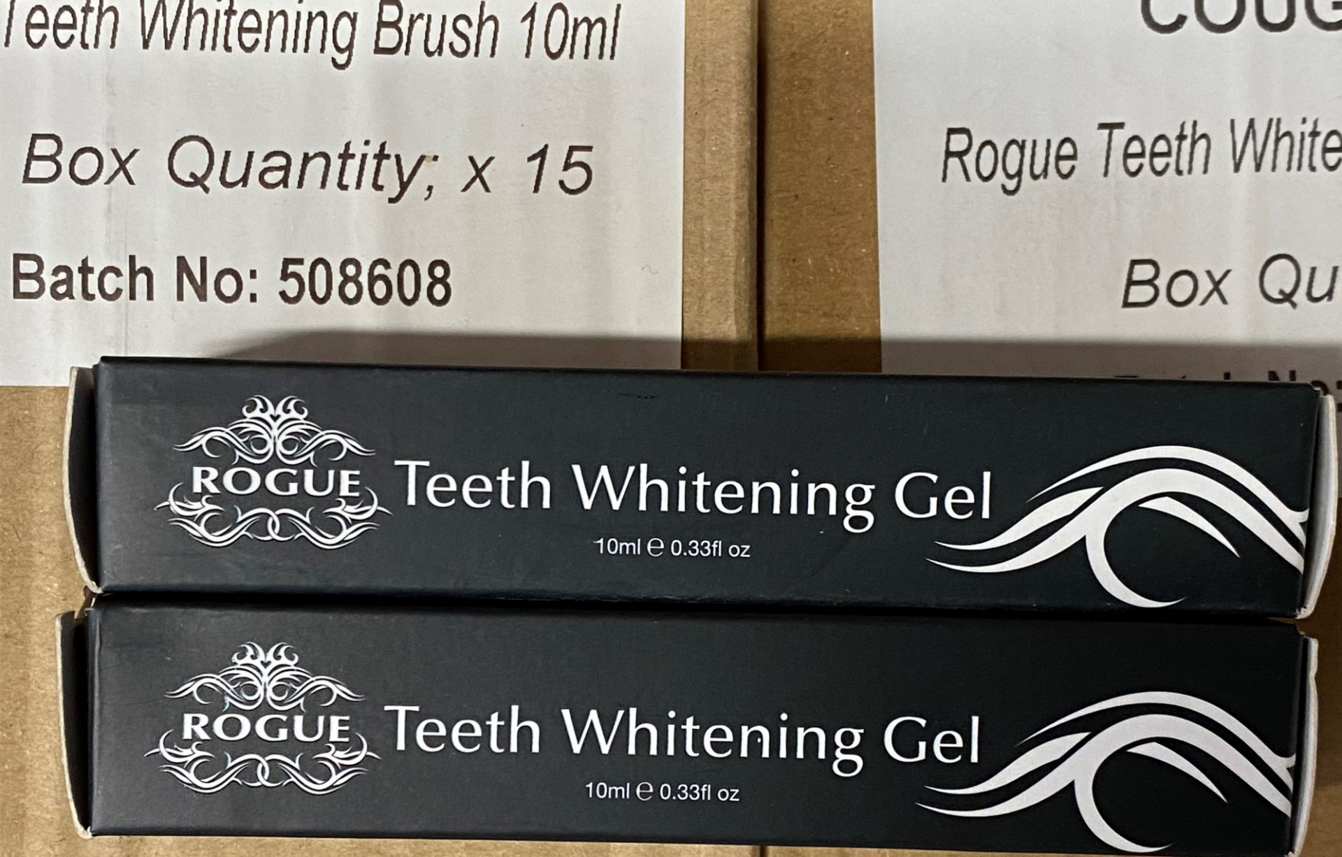250 x 10ml tubes of Rogue Teeth Whitening Gel (Counts are approximate)