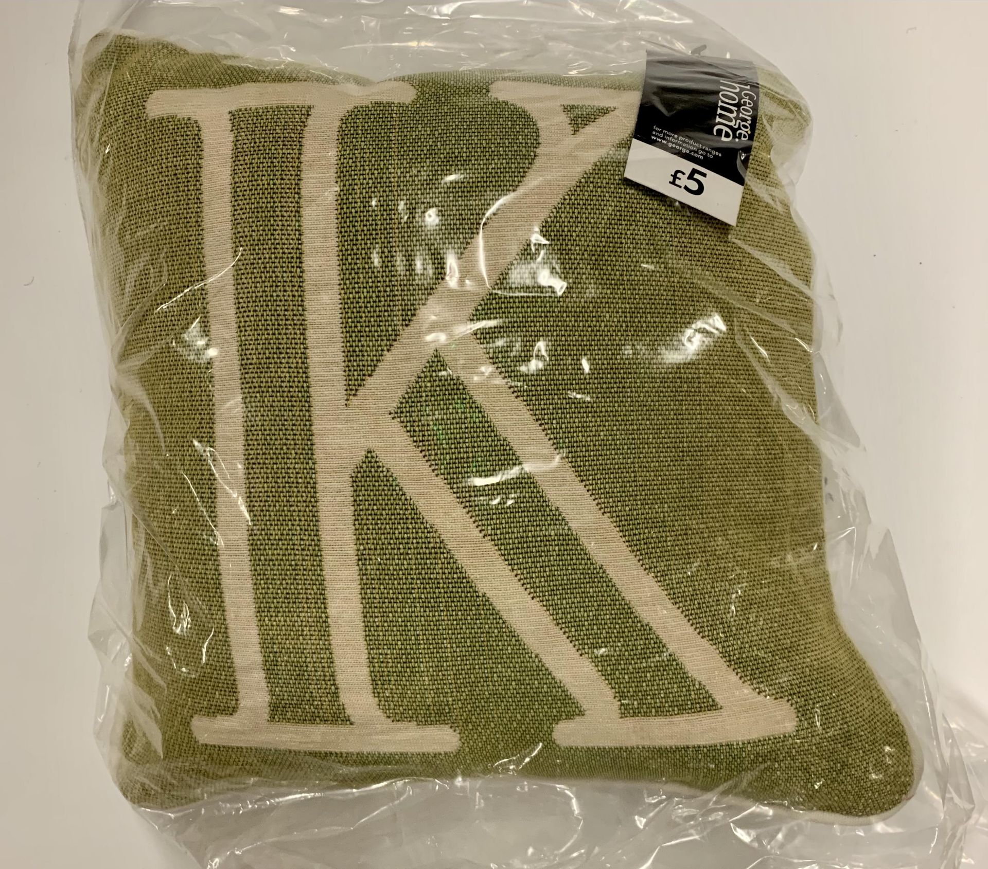 11 x George Home 'K' alphabet cushions - 30cm x 30cm - RRP £5 each