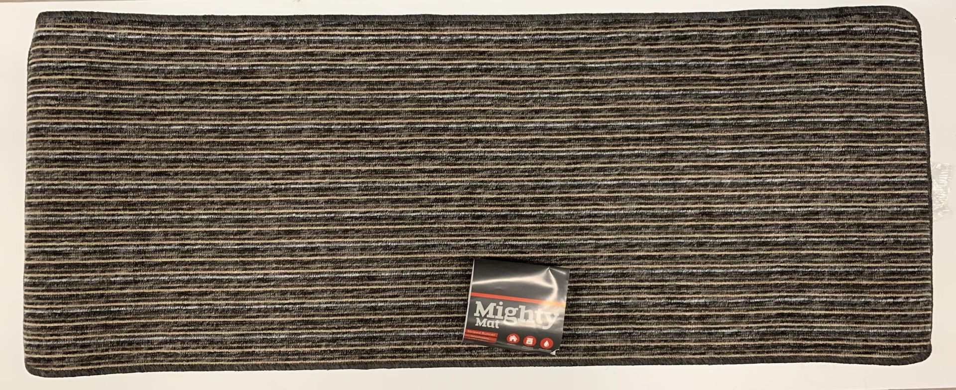 24 x Mighty Mat striped washable runner - 57cm x 150cm (4 outer packs) - Image 2 of 2