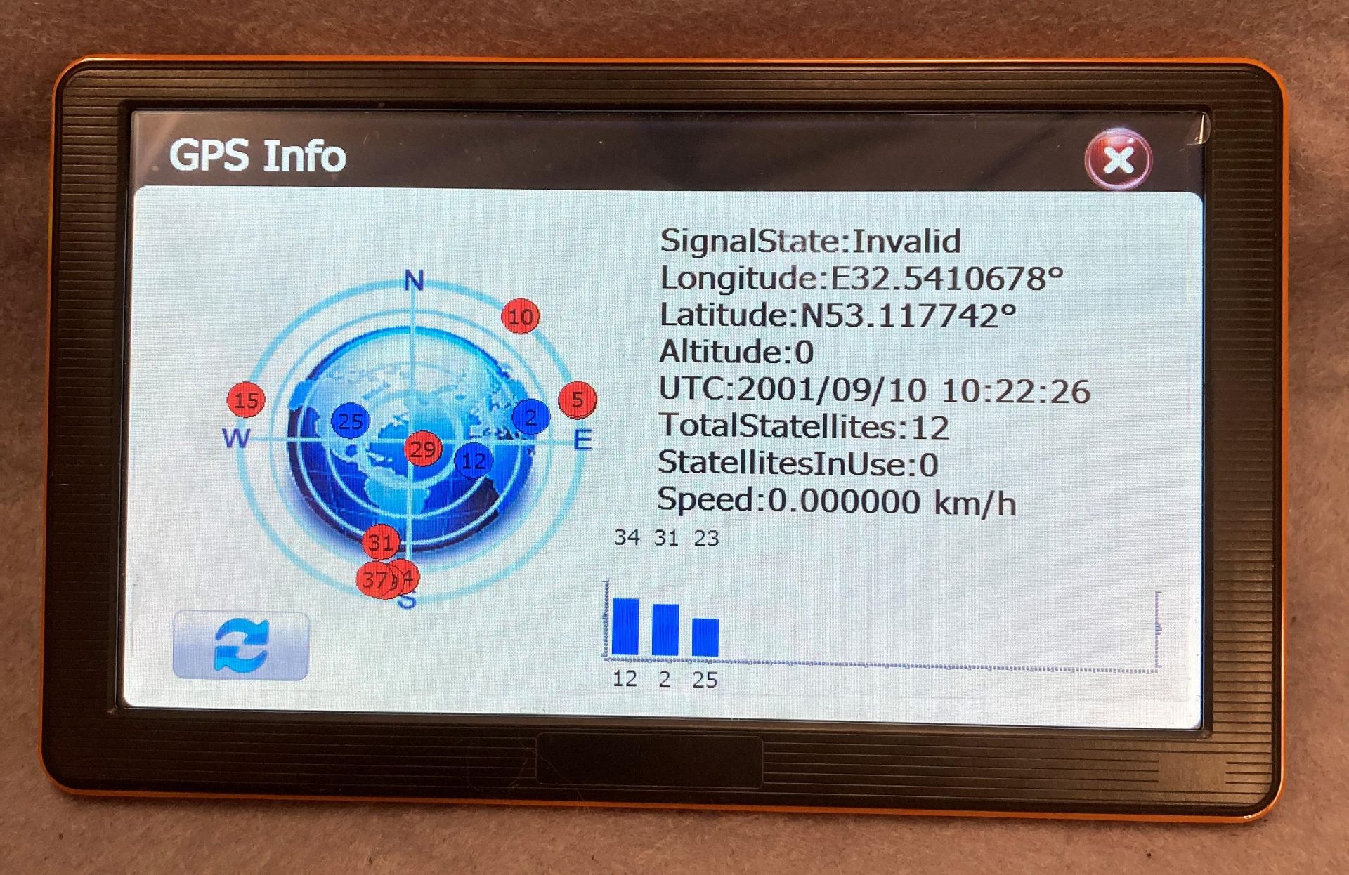 An unnamed 7" tablet 256mb with built in satellite navigation - Image 3 of 5