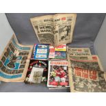 Contents to tray 97 football programmes - eras 1960s - 2000 mainly Leeds United,