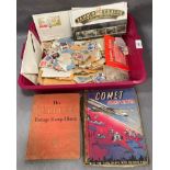 Contents to tray two small stamp albums - Comet and The Jubilee a large quantity of loose used