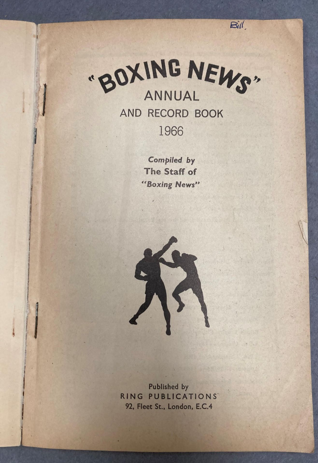 A 1966 Boxing News Annual and Record book with references to Peter Carney and Mick Carney - Image 5 of 5