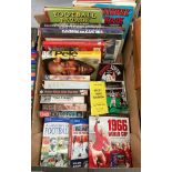 Contents to box - a quantity of books mainly related to Football including Football parade