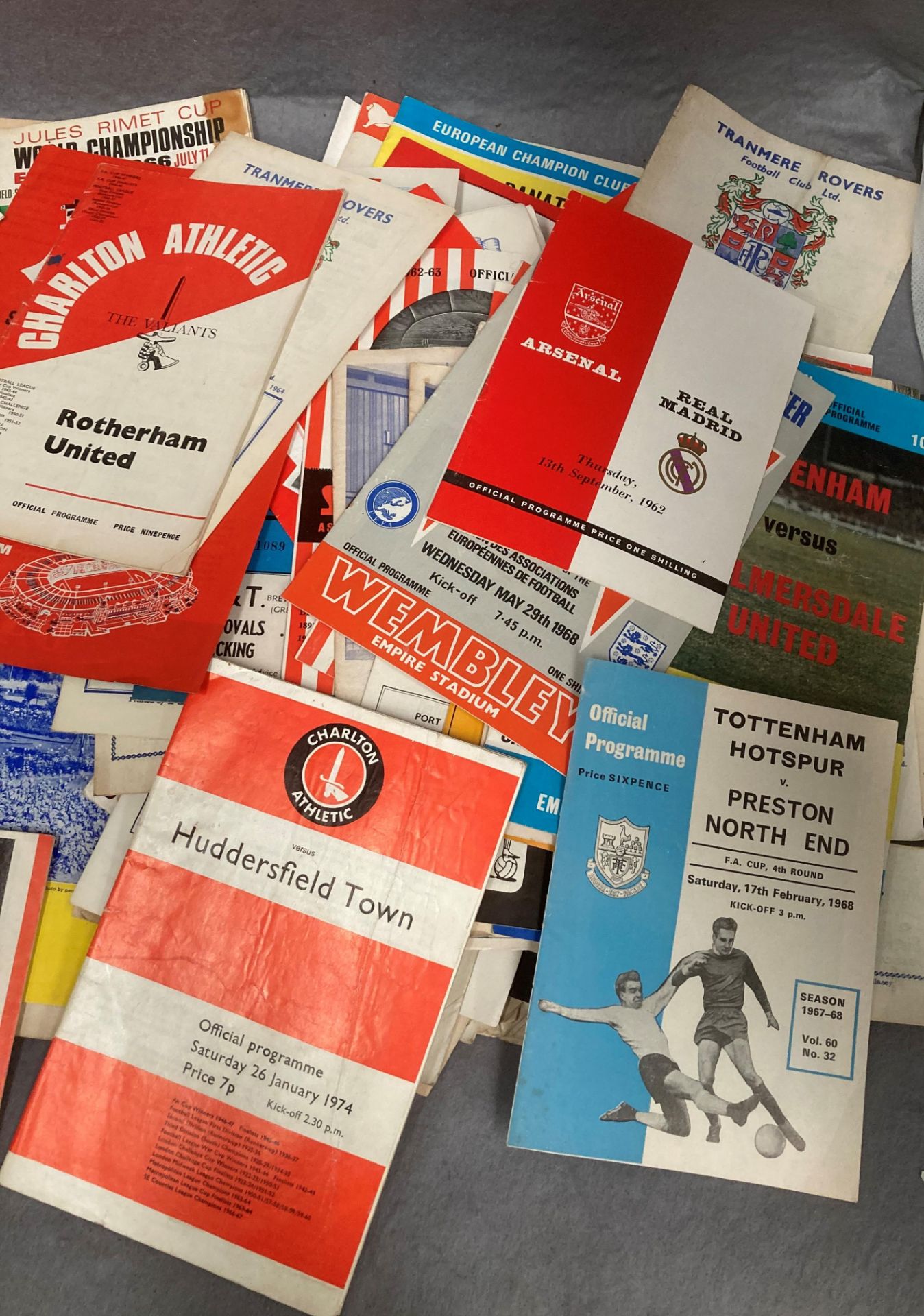 Approximately 180 football programmes 1950s onwards including Cup Finals and England - Image 3 of 4