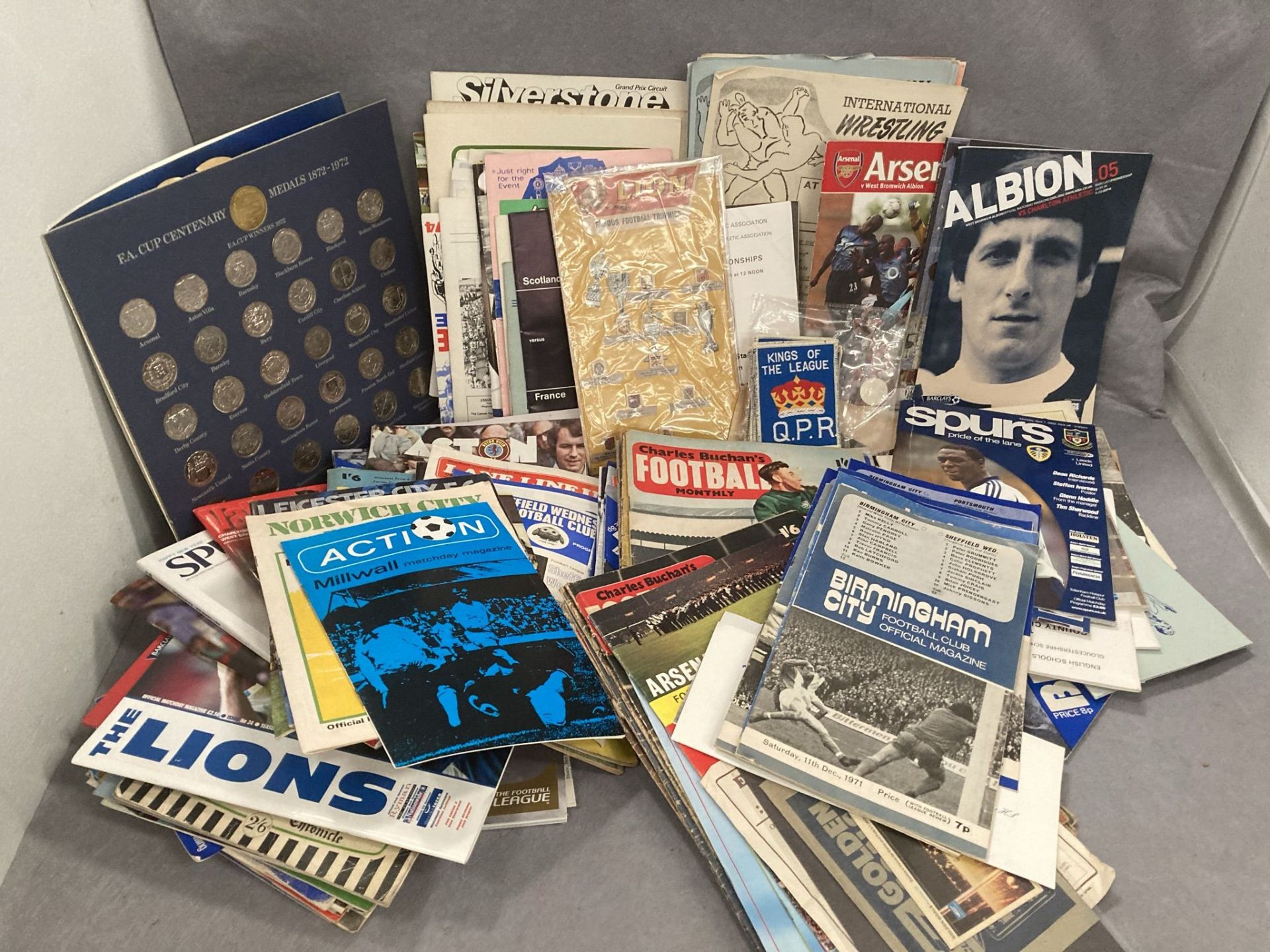 Very large collection of Sporting programmes and ephemera,