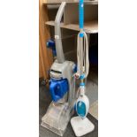 Hyundai CL0602 carpet washer and a power steam mop by Prolex