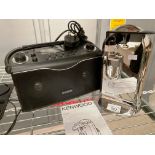 Kenwood CO606 can opener and a Roberts radio
