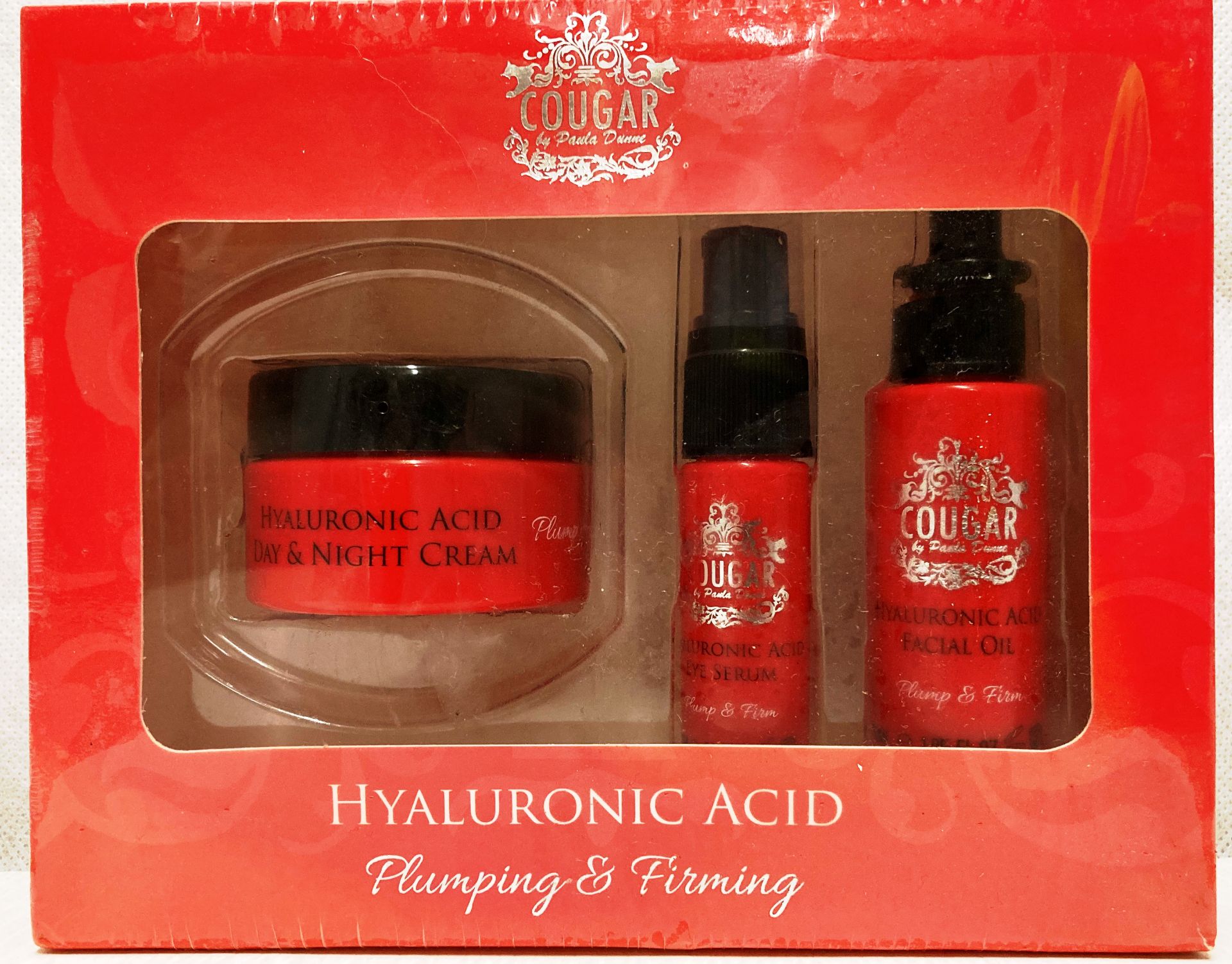 8 x Cougar Hyaluronic Acid Plumping and Firming sets