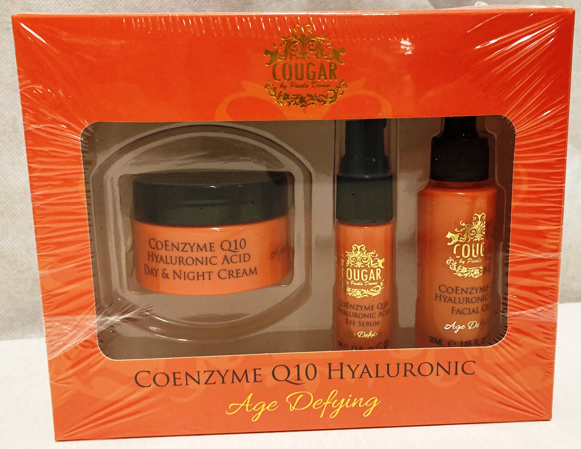 10 x Cougar Conzyme Q10 hyaluronic age defying sets