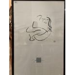 JOHN LENNON large framed Limited Edition print frame size 95cm x 65cm No.