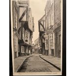 Stuart Walton framed Limited Edition print 'The Shambles,