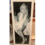A box print of Marilyn Monroe from the film 'The Seven Year Itch' 123cm x 50cm