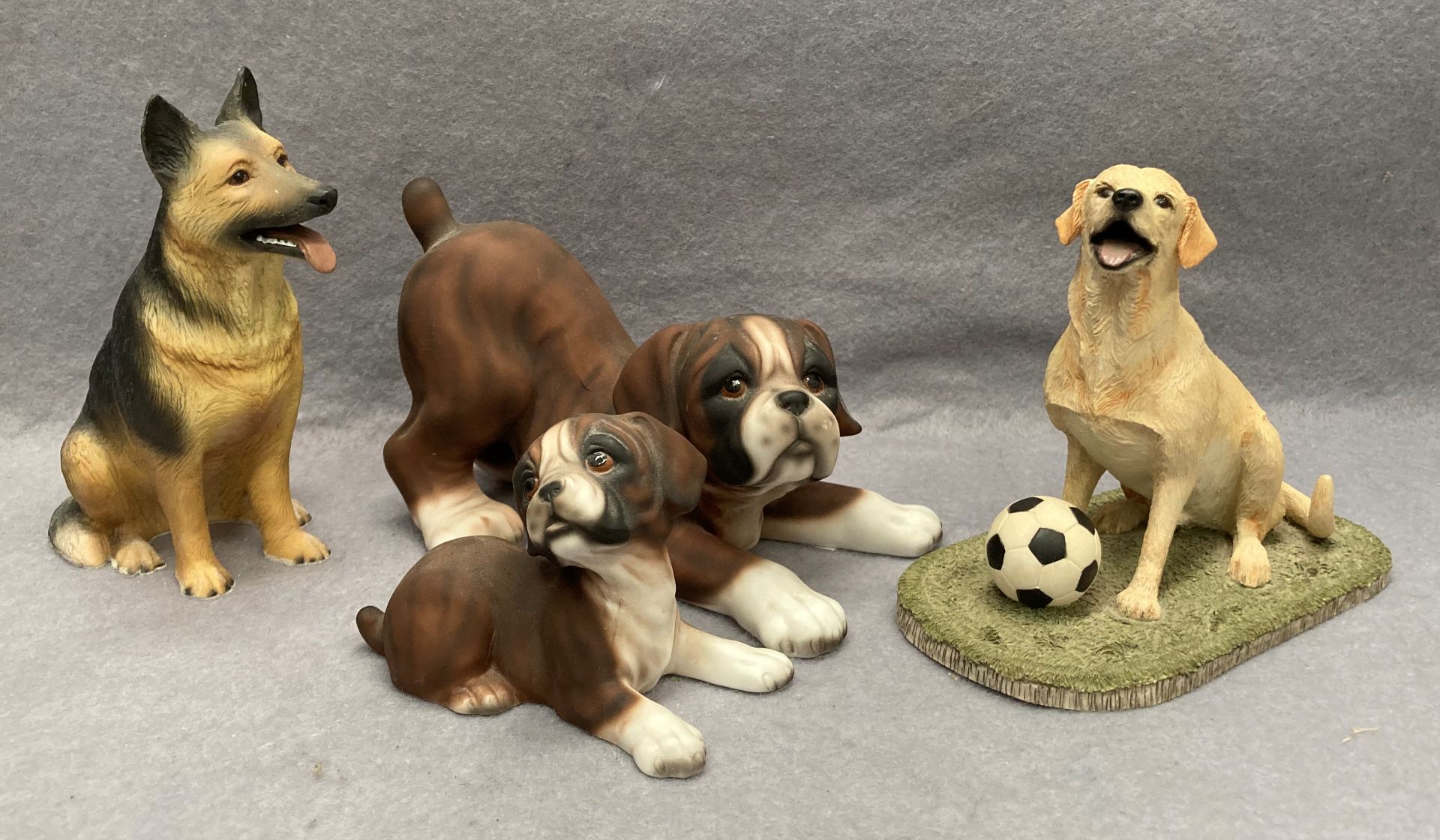 Ten potter and resin character dogs and groups - six by Robert Harrop designs - Image 4 of 4