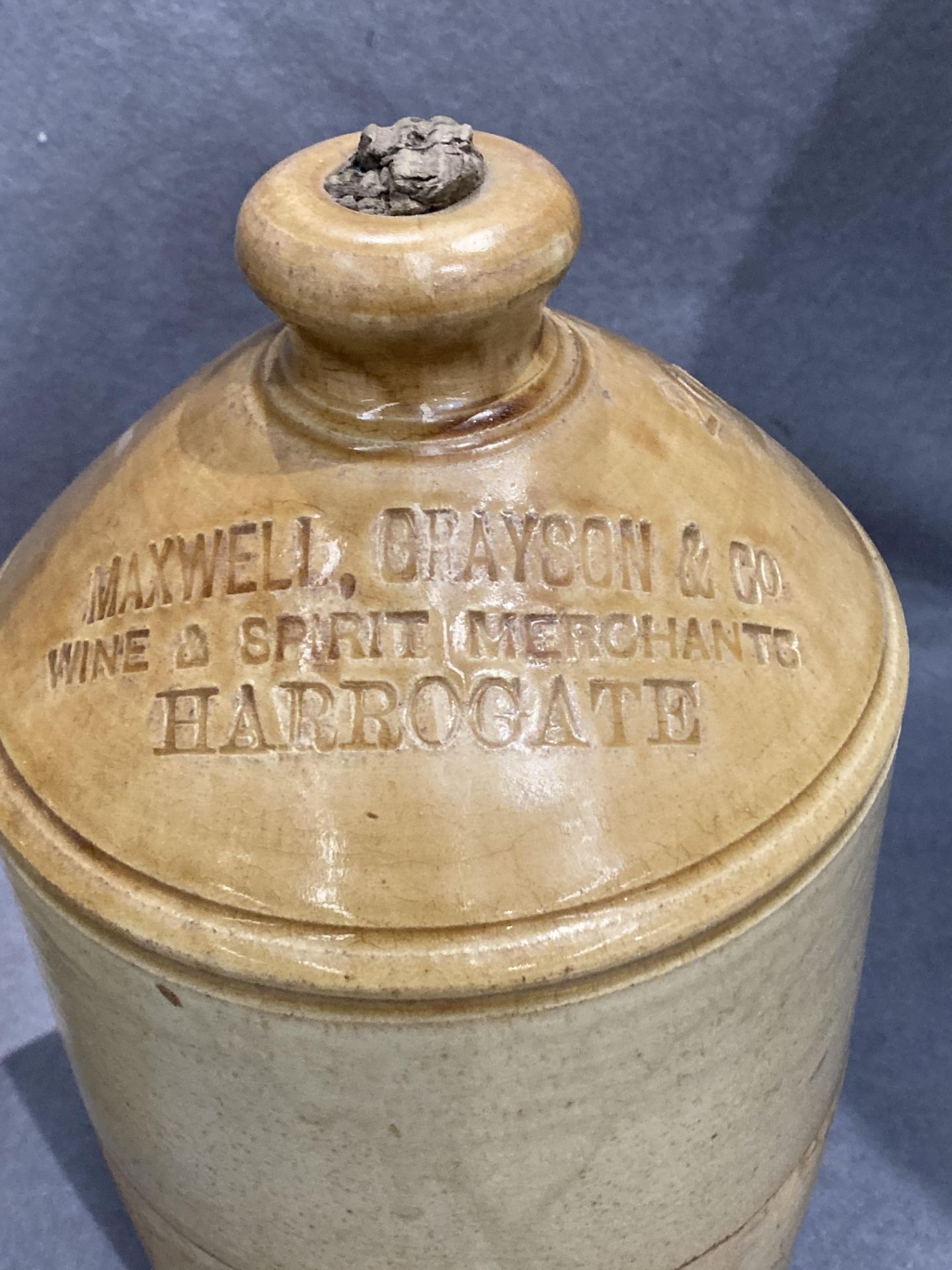 Two glazed flagons - Hugh White & Co, Belfast and Maxwell Grayson & Co, Harrogate, - Image 3 of 16