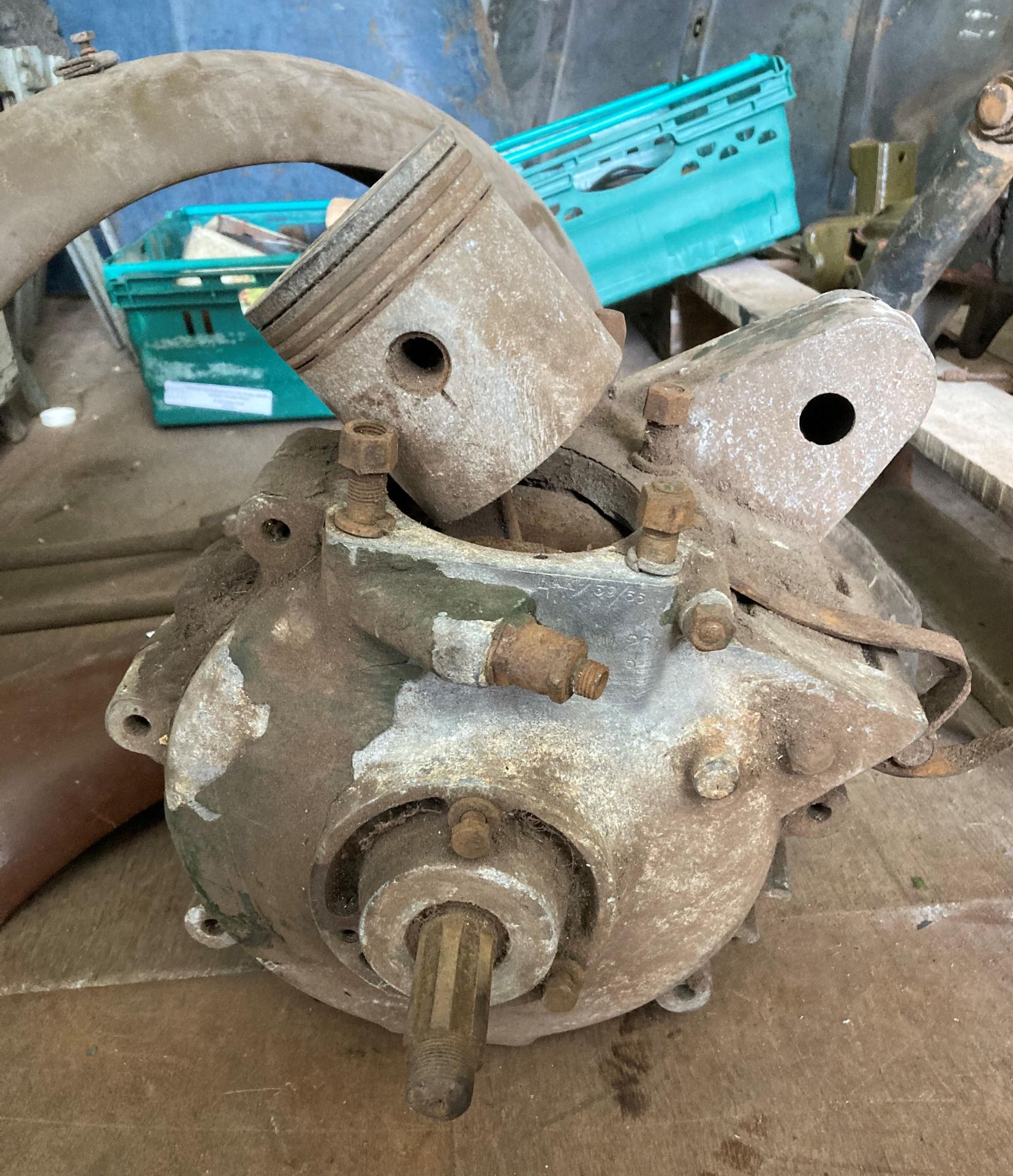 A BSA WM 26 side valve 496cc engine block (no cylinder or cylinder head), - Image 2 of 10