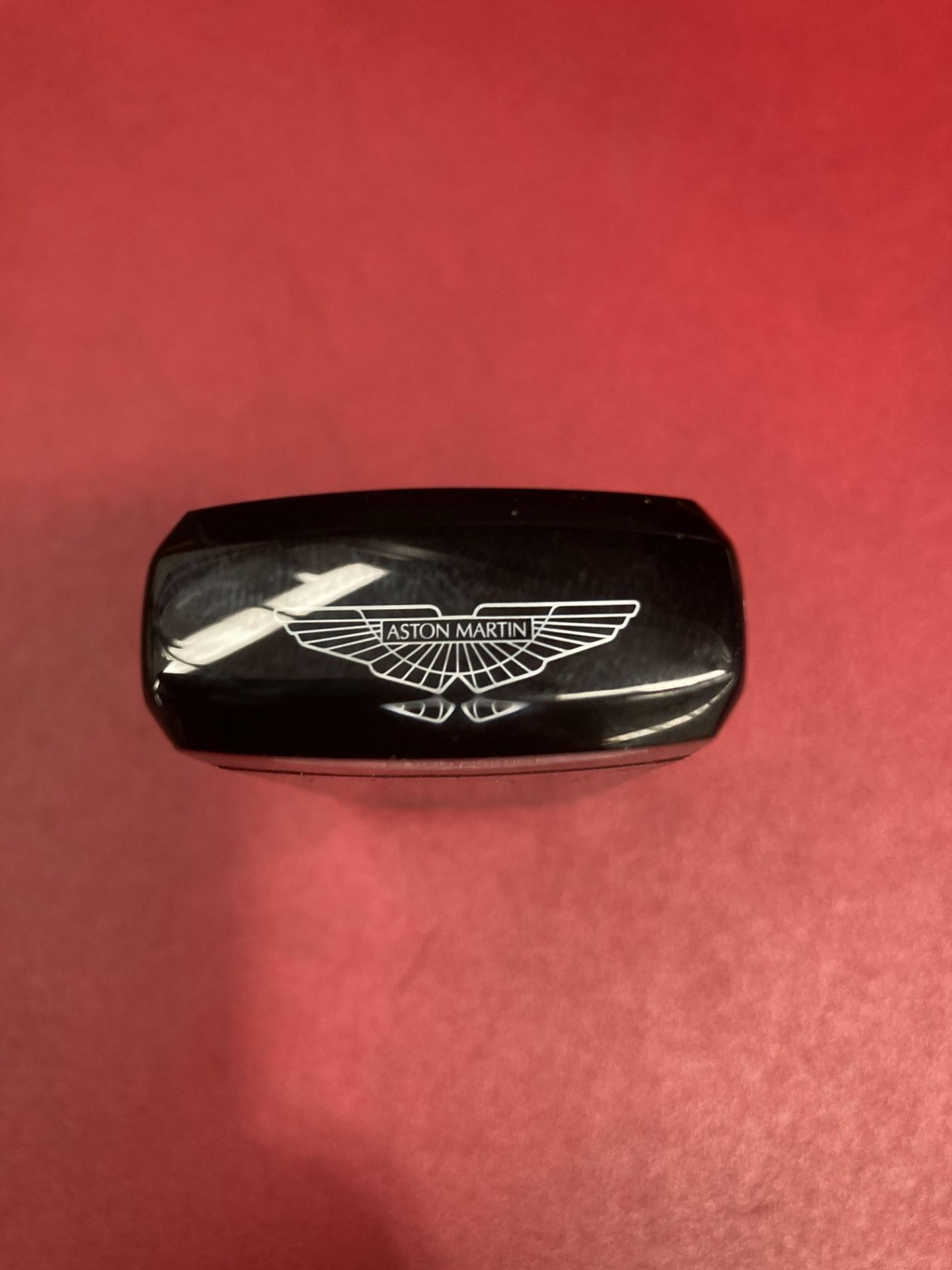 AN ASTON MARTIN EMOTION CONTROL GLASS KEY FOB. - Image 11 of 13