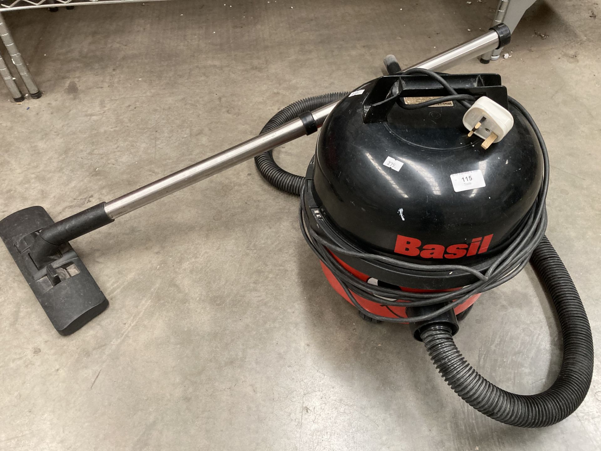 Basil Numatic pull-along vacuum cleaner