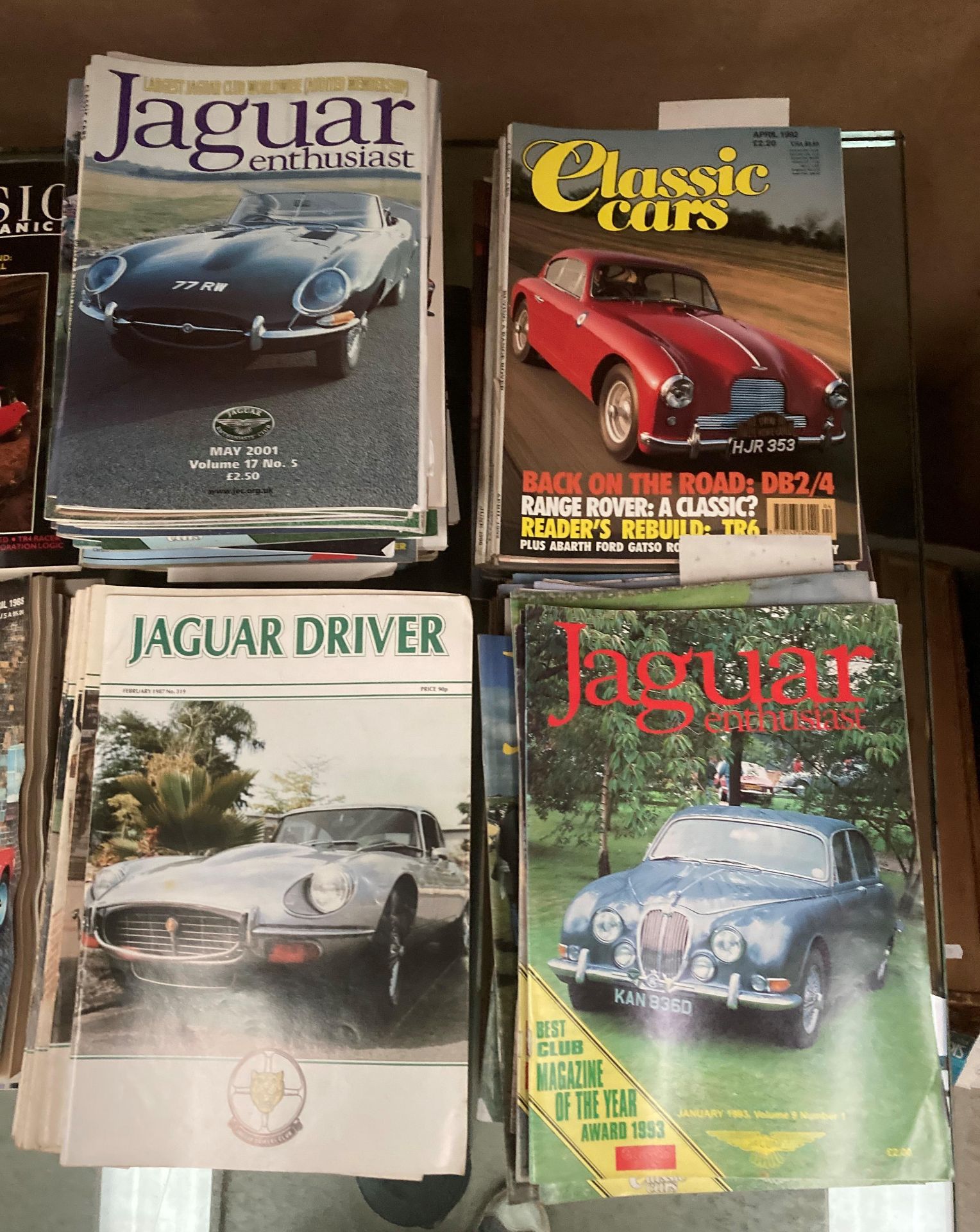 Contents to eight stacks - a quantity of vintage car magazines, - Image 3 of 3