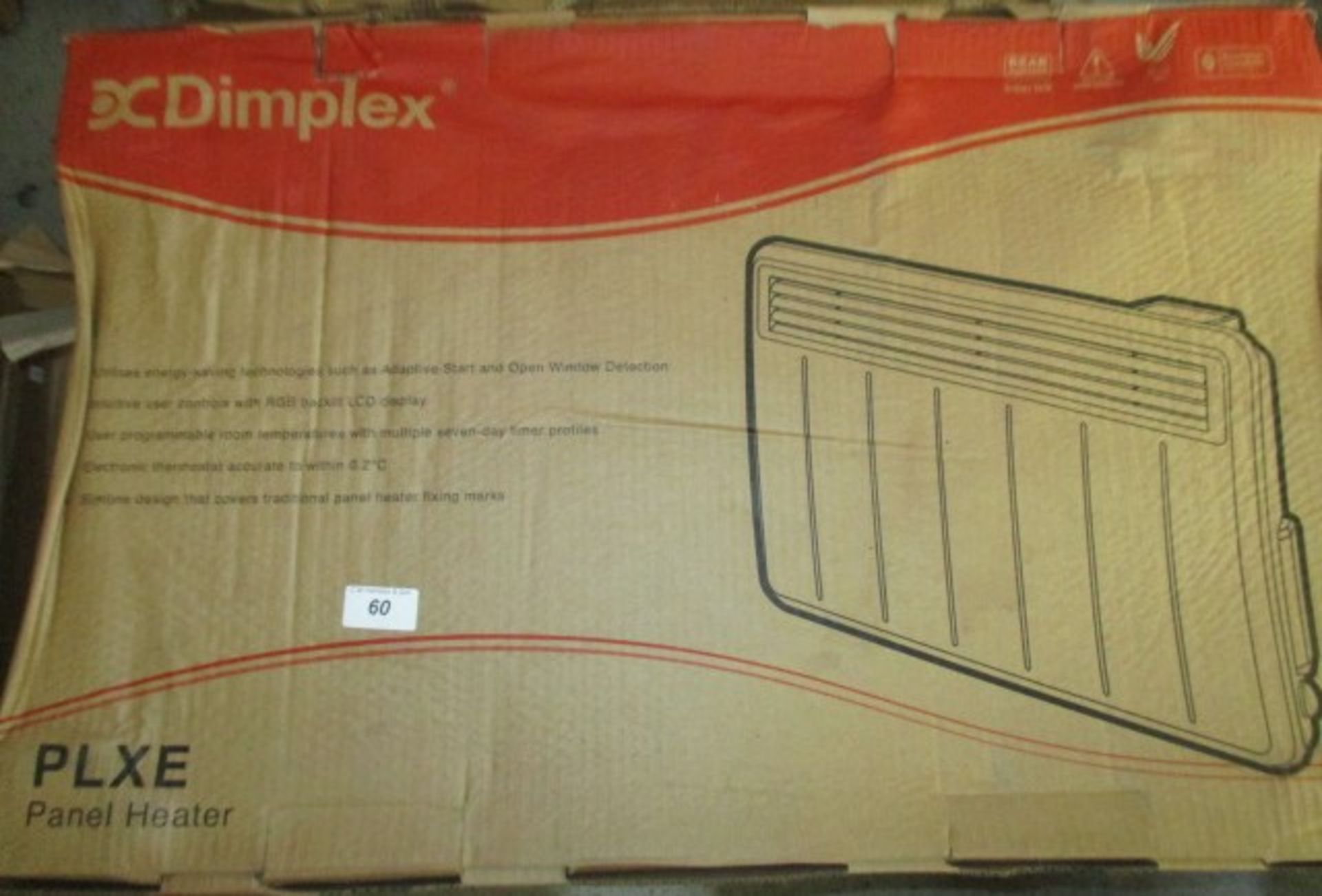 Dimplex PLXE panel heater 1250w PLX125E