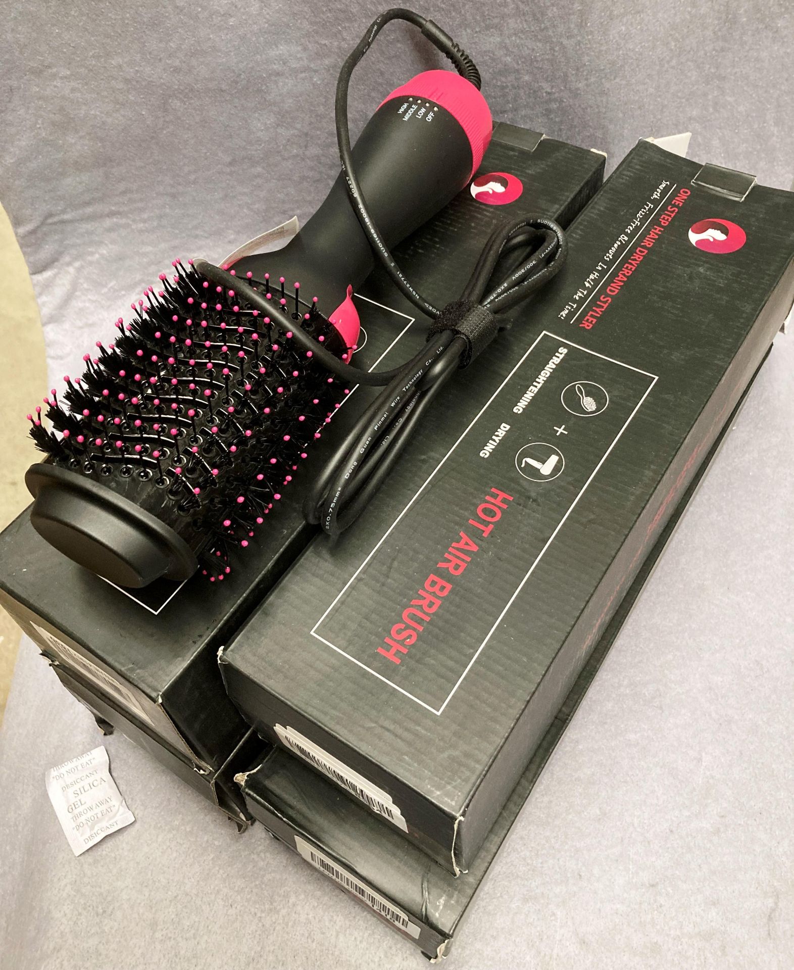 4 x One Step hair dryer and stylers (not air brush) - Euro 2 pin plug