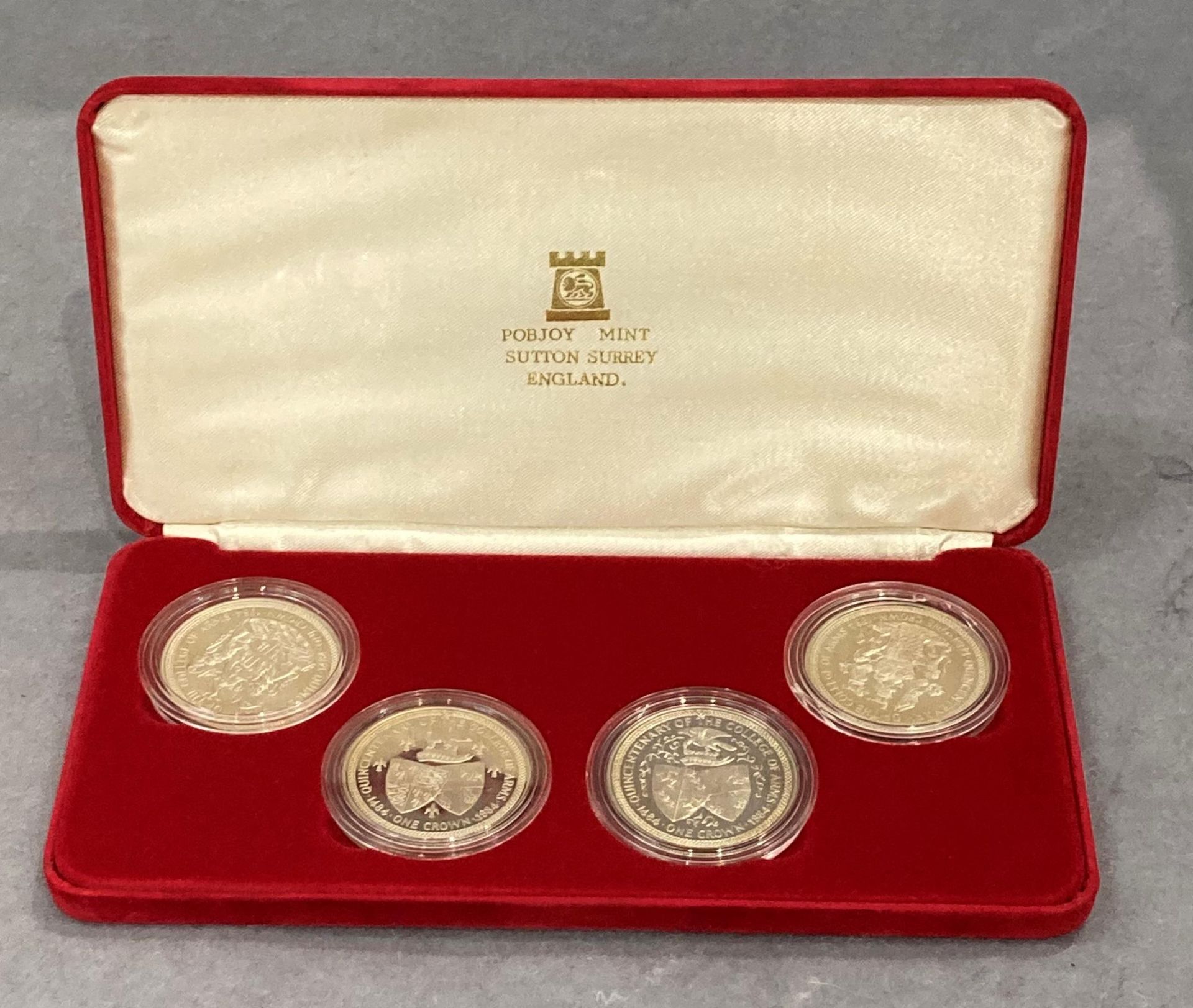 Quincentenary of the Colleage of Arms - 4 coin set
