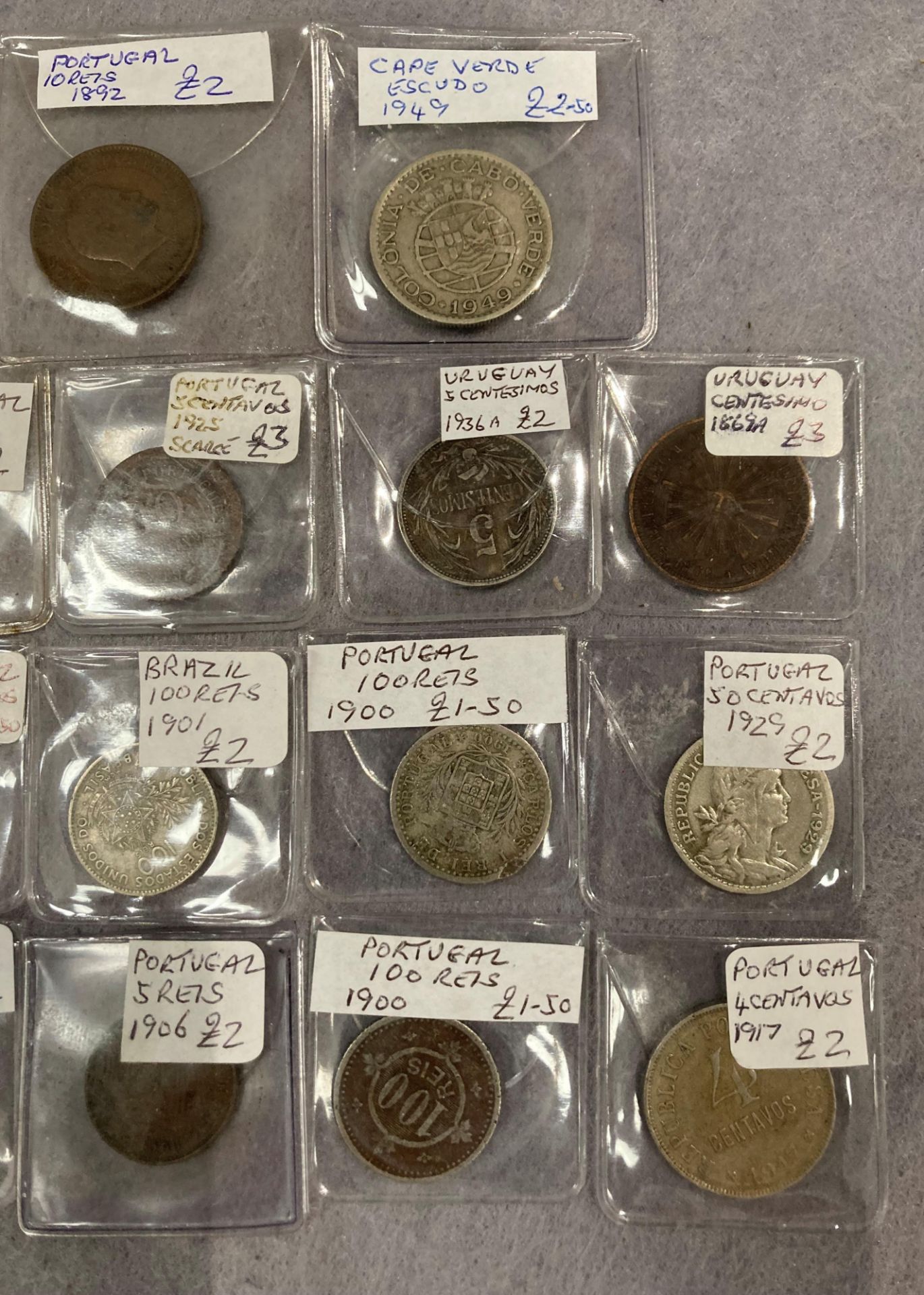 Collection of 19th & 20th century Portugal and South American coins - Image 3 of 3