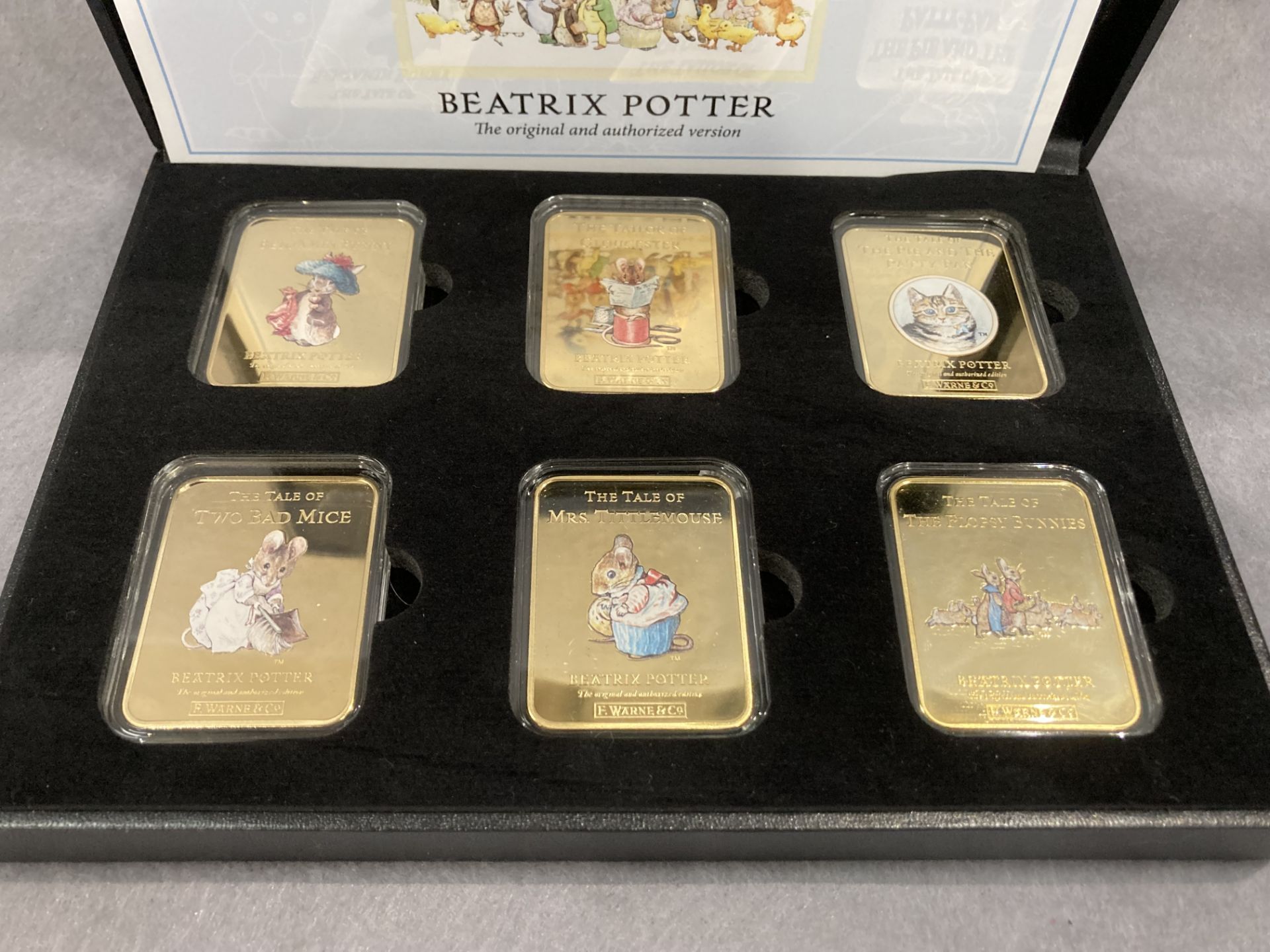 Beatrix Potter boxed ingot set - Image 2 of 2