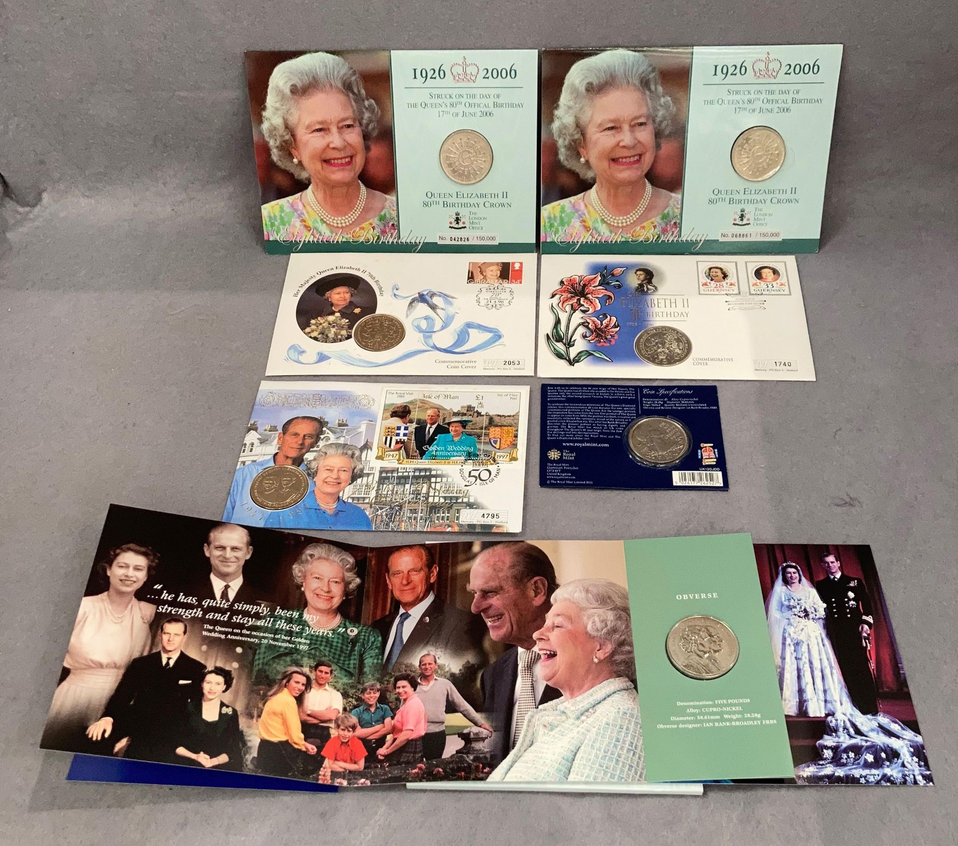 Collection of £5 FDCs
