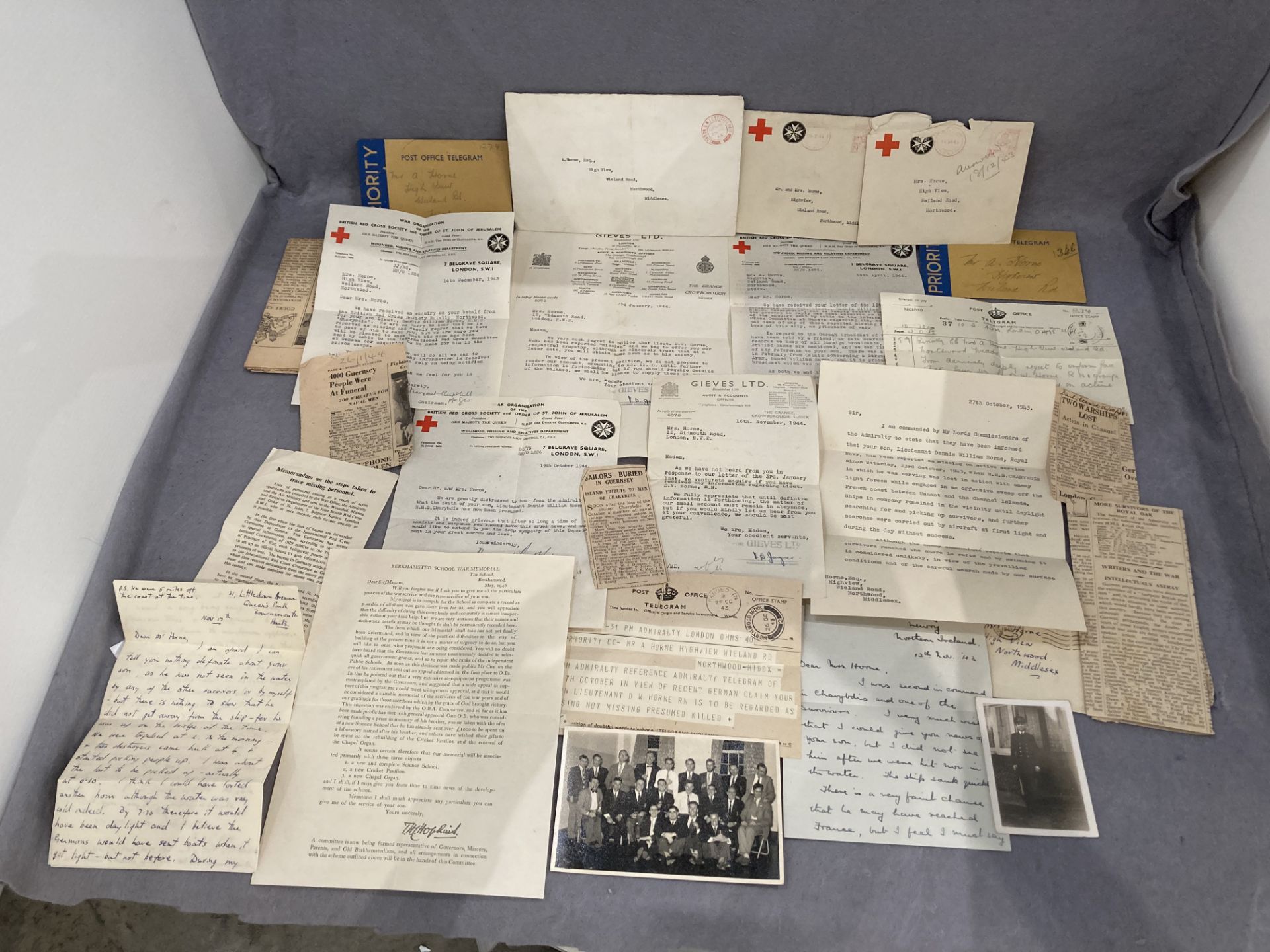 WW1 Naval Papers & letters