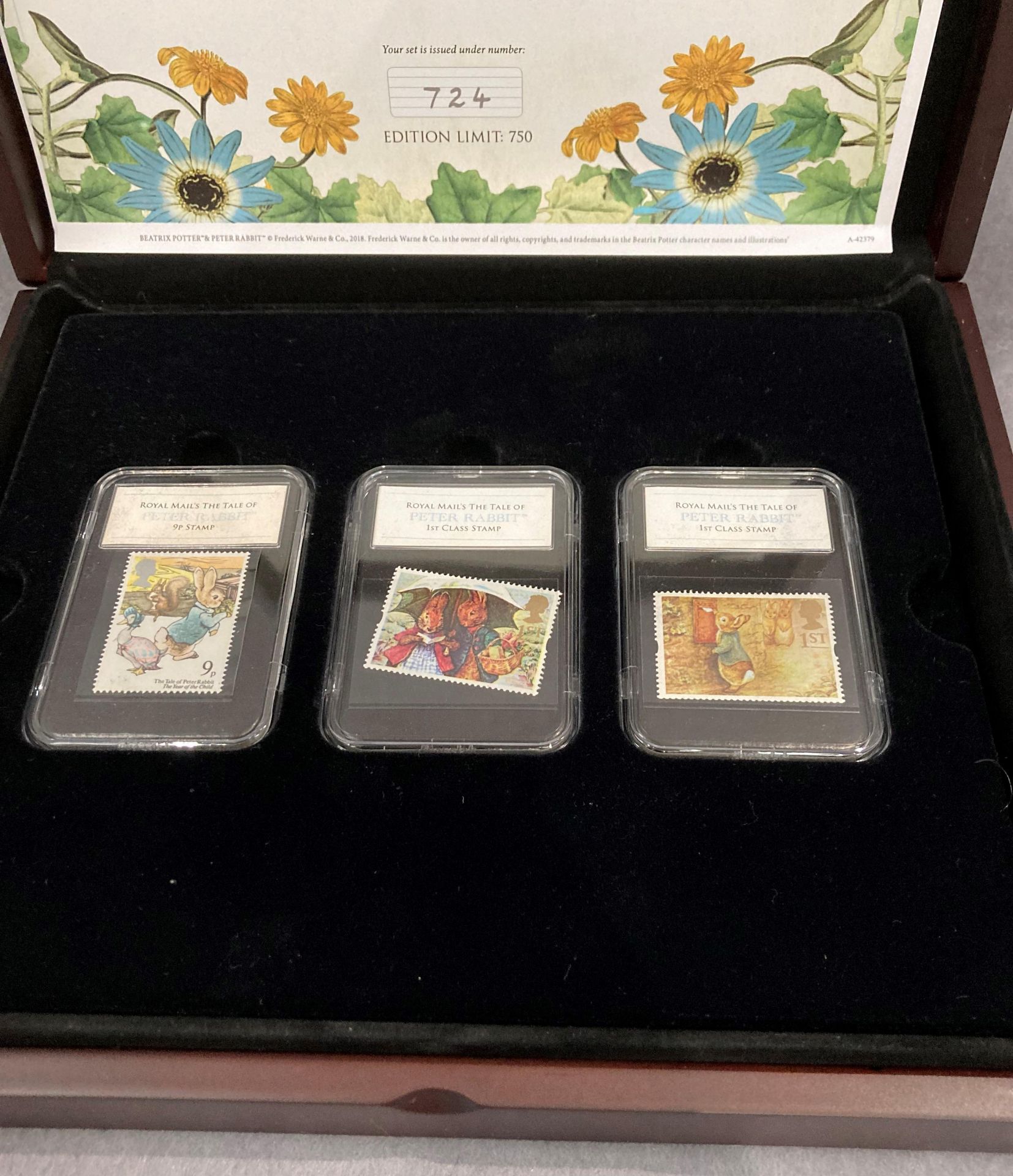 Boxed Beatrix Potter 2018 coin & stamp presentation set - Image 3 of 3