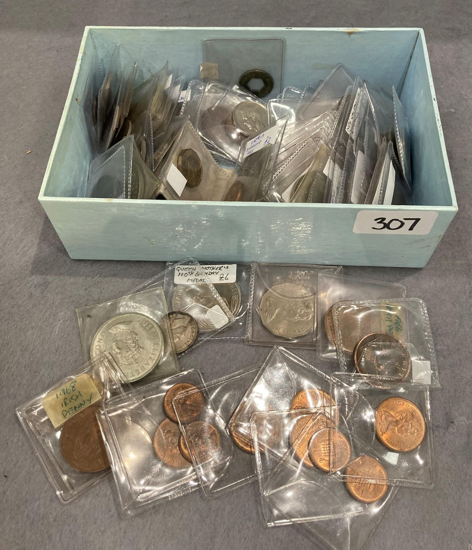 Mixed world coin collection - 19th & 20th century