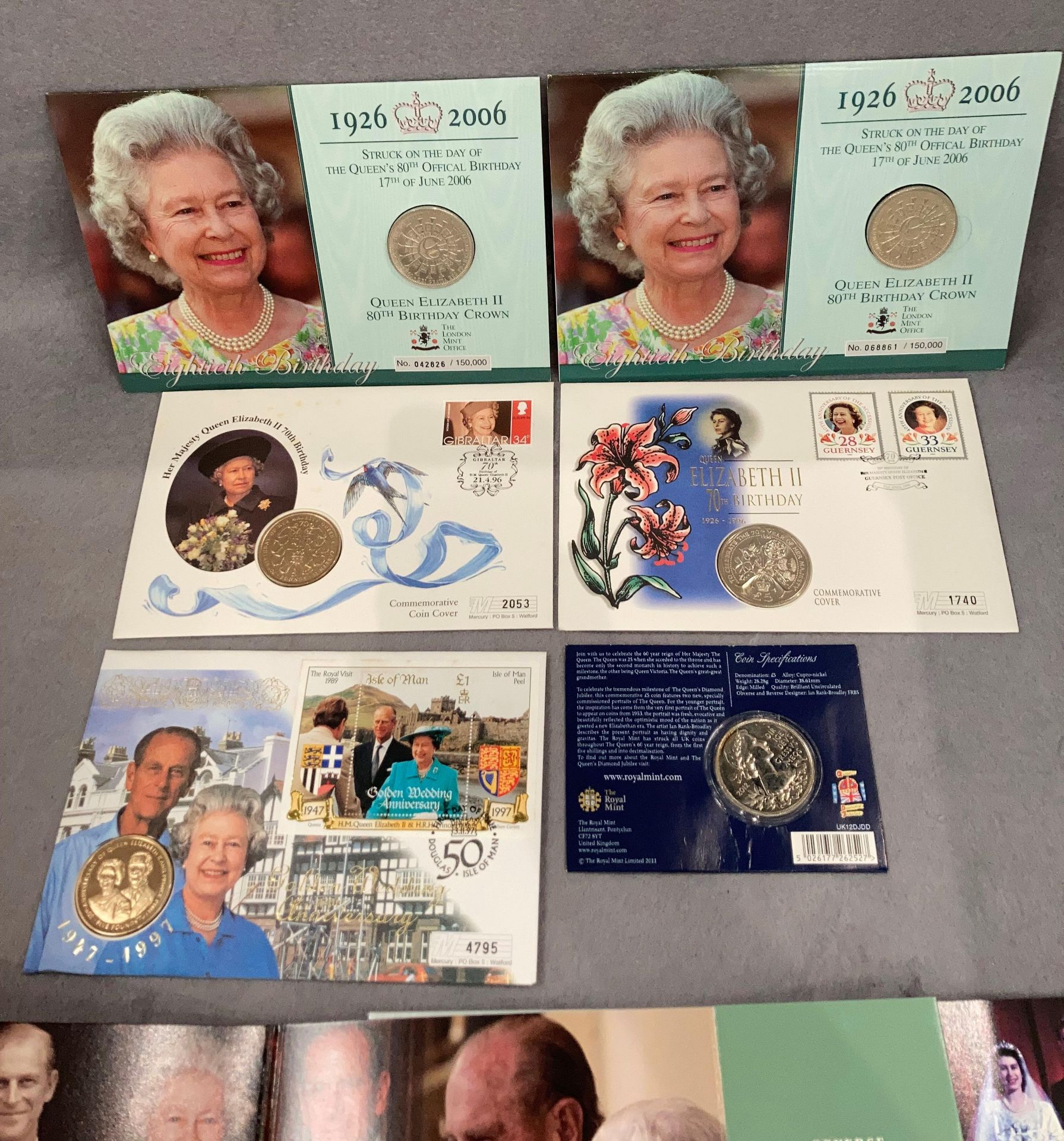 Collection of £5 FDCs - Image 2 of 3