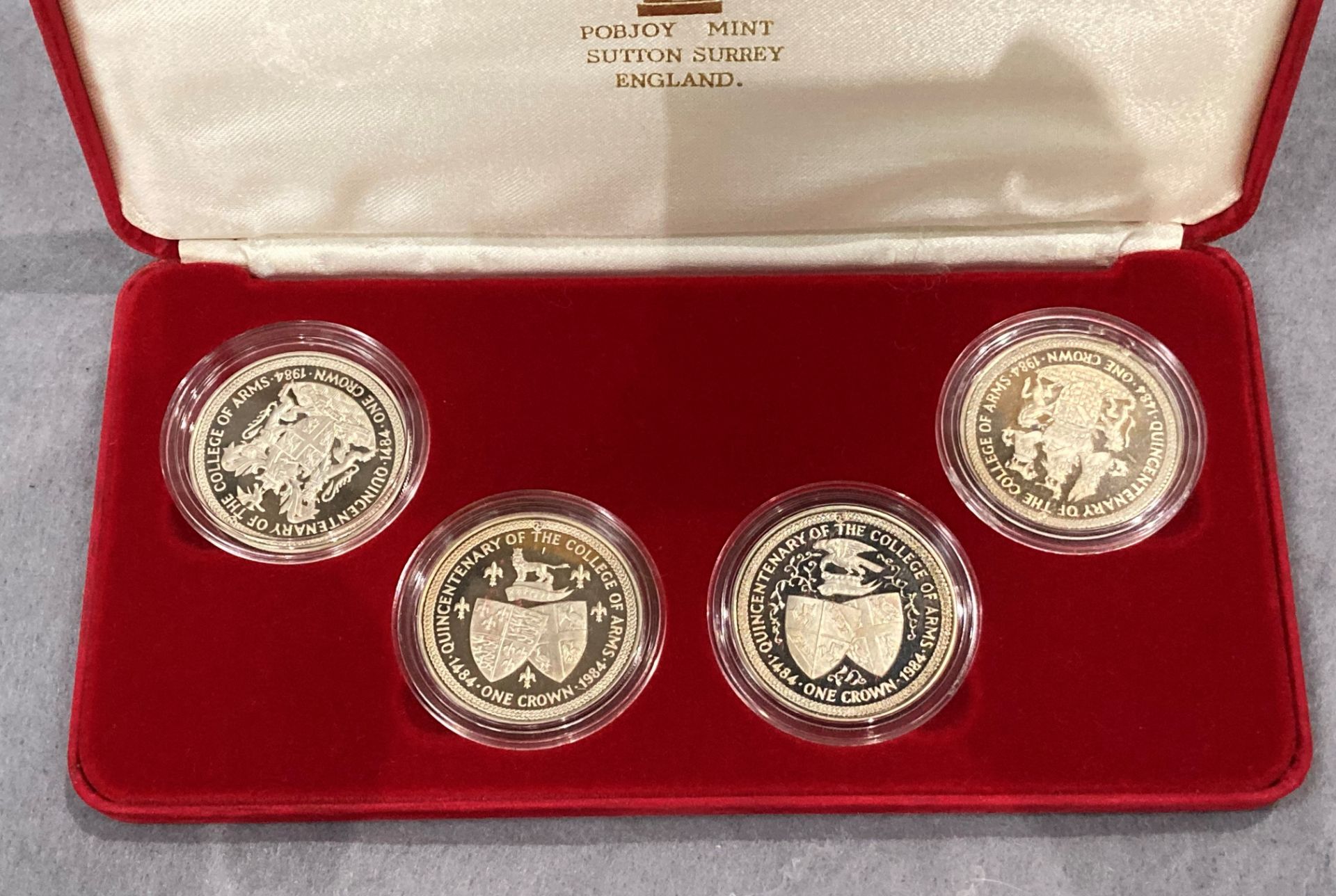 Quincentenary of the Colleage of Arms - 4 coin set - Image 2 of 2