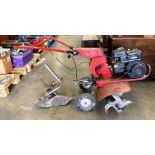 A Wolseley Merry Tiller Super Major Cultivator with Briggs & Stratton 5HP petrol engine and