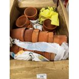 Approximately twenty six assorted Terracotta plant pots (some damaged)