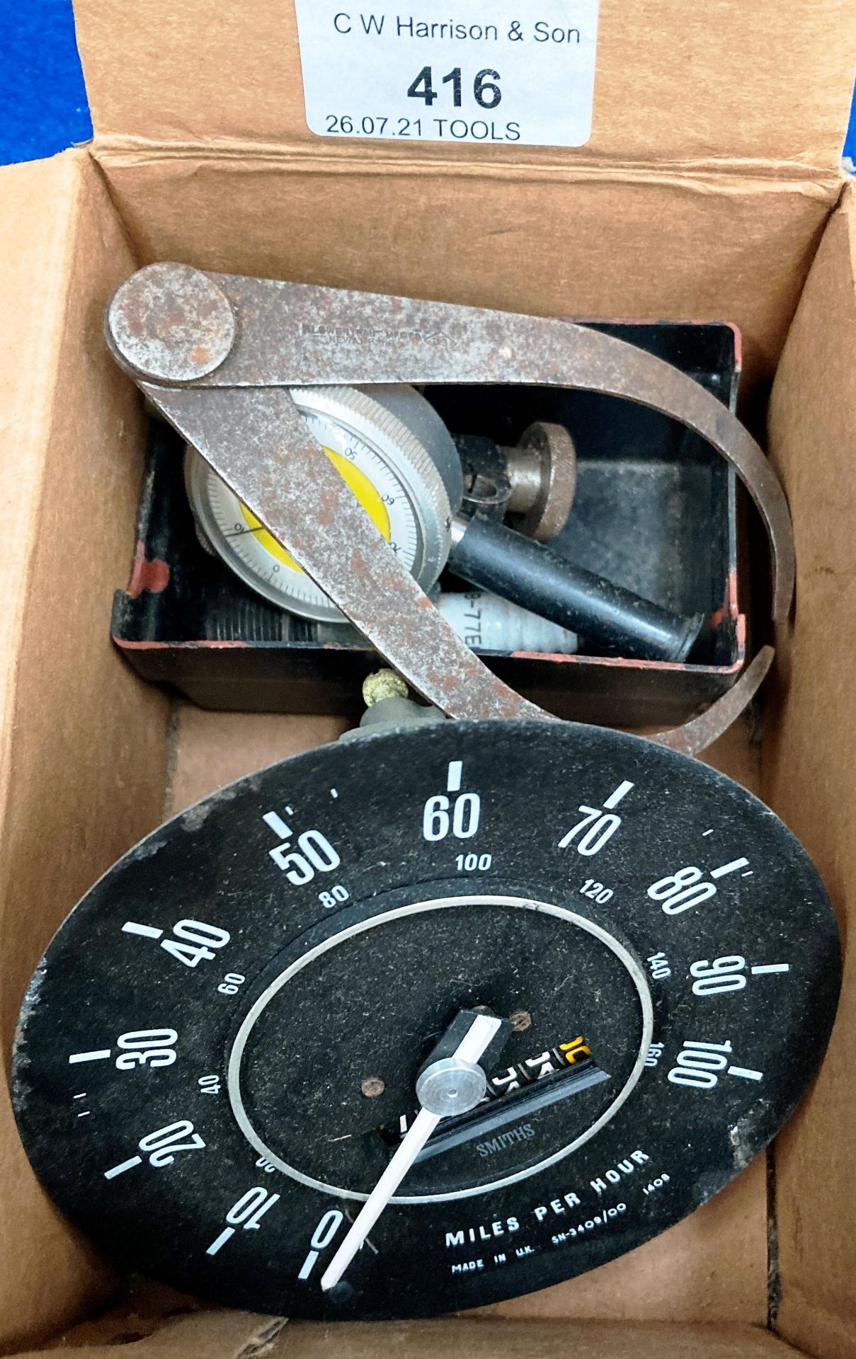 A speedometer for an Austin Metro