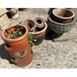 Salt glazed strawberry pot,