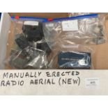 Manual radio aerial, miscellaneous relays, 12 volt non synchronous vibrator for vintage car,